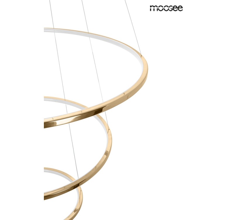 MOOSEE lampa wisząca RING SLIM L złota