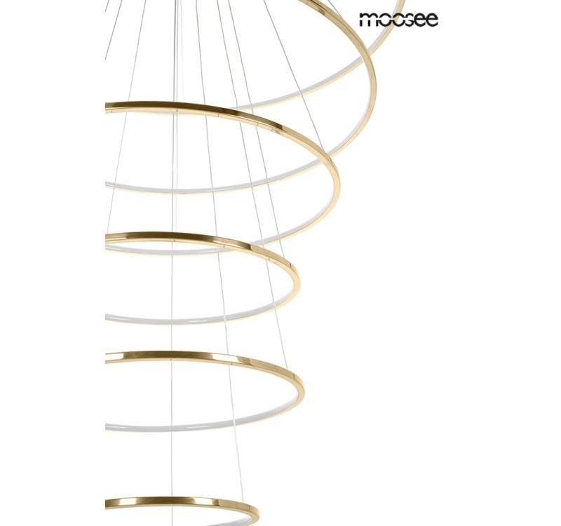 MOOSEE lampa wisząca RING SLIM XL złota