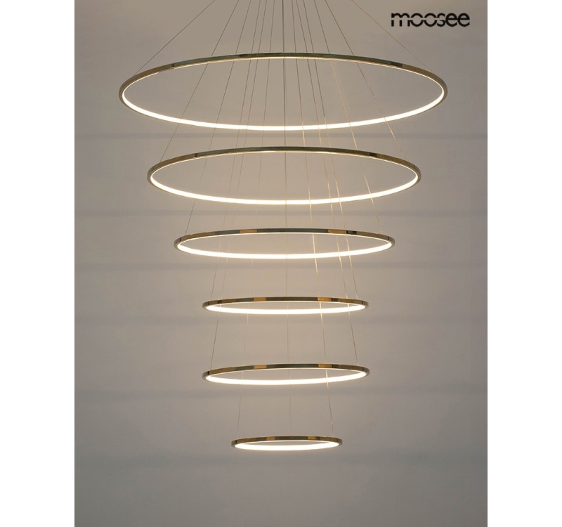MOOSEE lampa wisząca RING SLIM XL złota