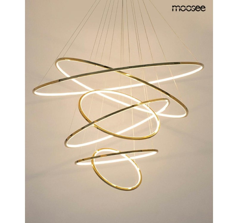 MOOSEE lampa wisząca RING SLIM XL złota