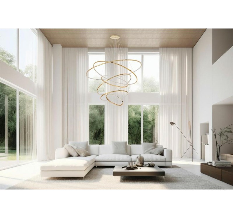 MOOSEE lampa wisząca RING SLIM XL złota