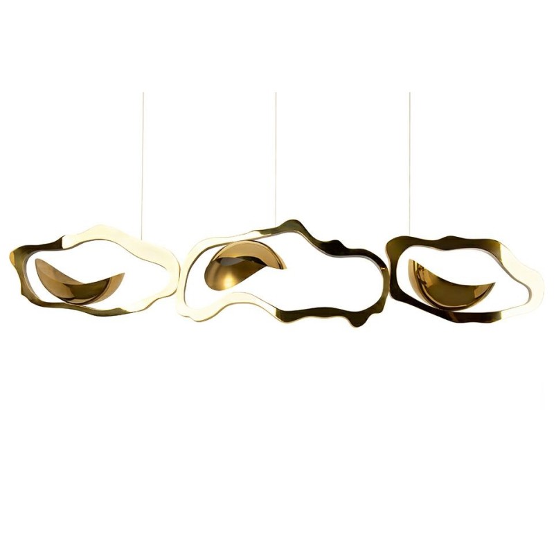 MOOSEE lampa wisząca CHAIN 210 złota