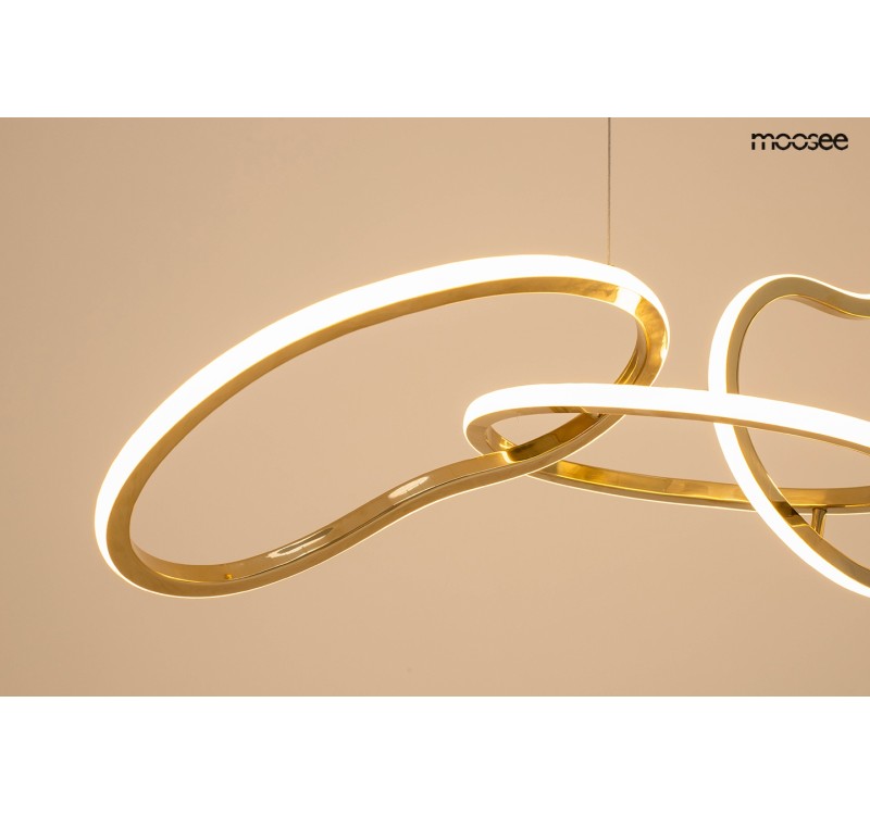 MOOSEE lampa wisząca JAZZ 6 złota