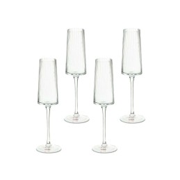 KARE komplet 4 kieliszków do szampana     RIFFLE 215 ml