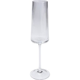 KARE komplet 4 kieliszków do szampana     RIFFLE 215 ml