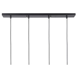 MOOSEE lampa wisząca FLUSSO LINE 4        czarna