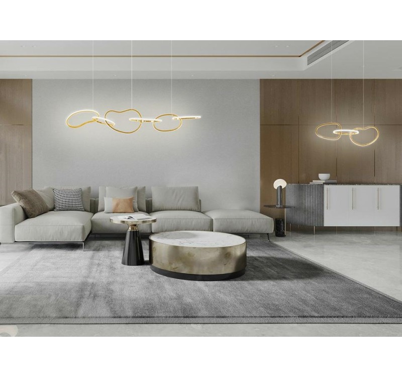 MOOSEE lampa wisząca JAZZ 6 złota