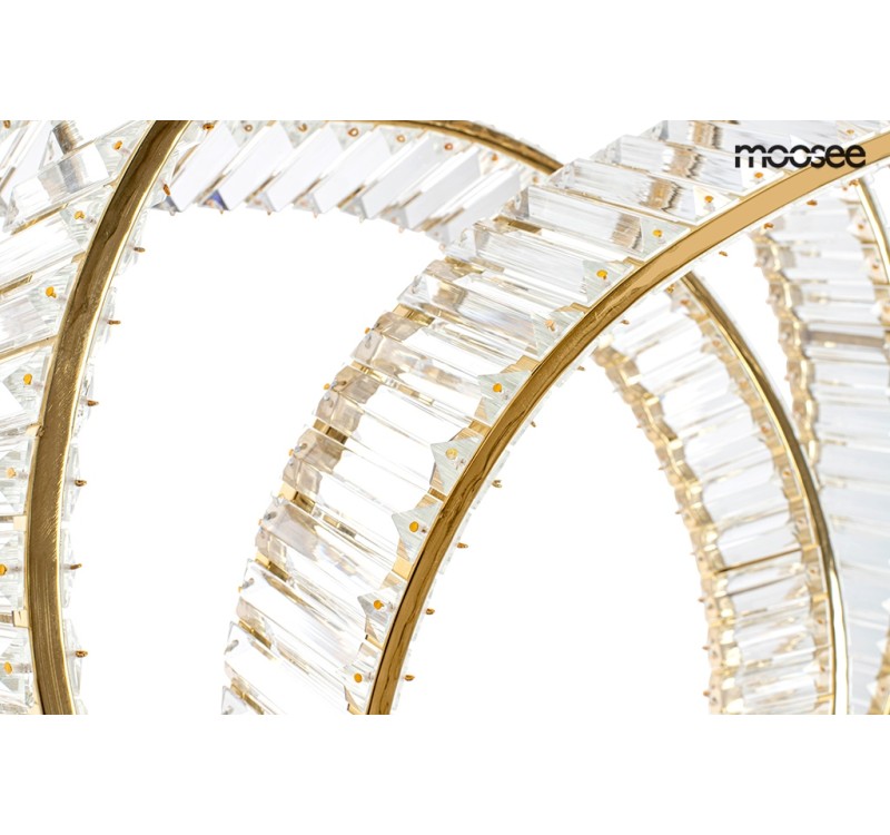 MOOSEE lampa wisząca WAVE 120 złota