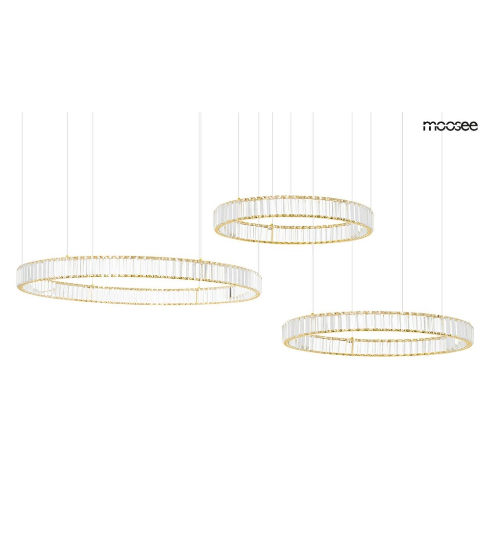 MOOSEE lampa wisząca LIBERTY 3B złota