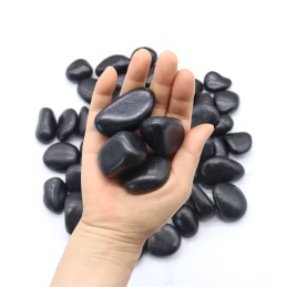 Kamień OTOCZAK 2-3 cm 10 kg polerowany    czarny