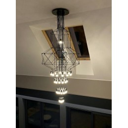 MOOSEE lampa wisząca FLUSSO 43 czarna