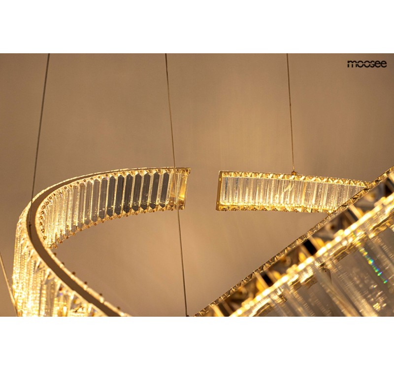 MOOSEE lampa wisząca LIBERTY LINE 8 złota