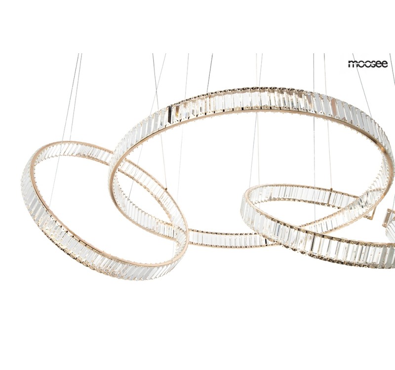 MOOSEE lampa wisząca LIBERTY LINE 8 złota