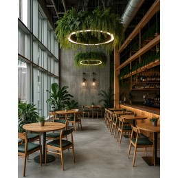 MOOSEE lampa wisząca GARDENS 120 czarna