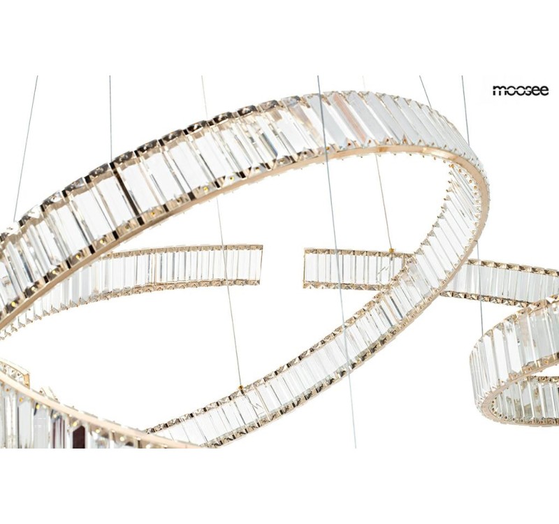 MOOSEE lampa wisząca LIBERTY LINE 8 złota