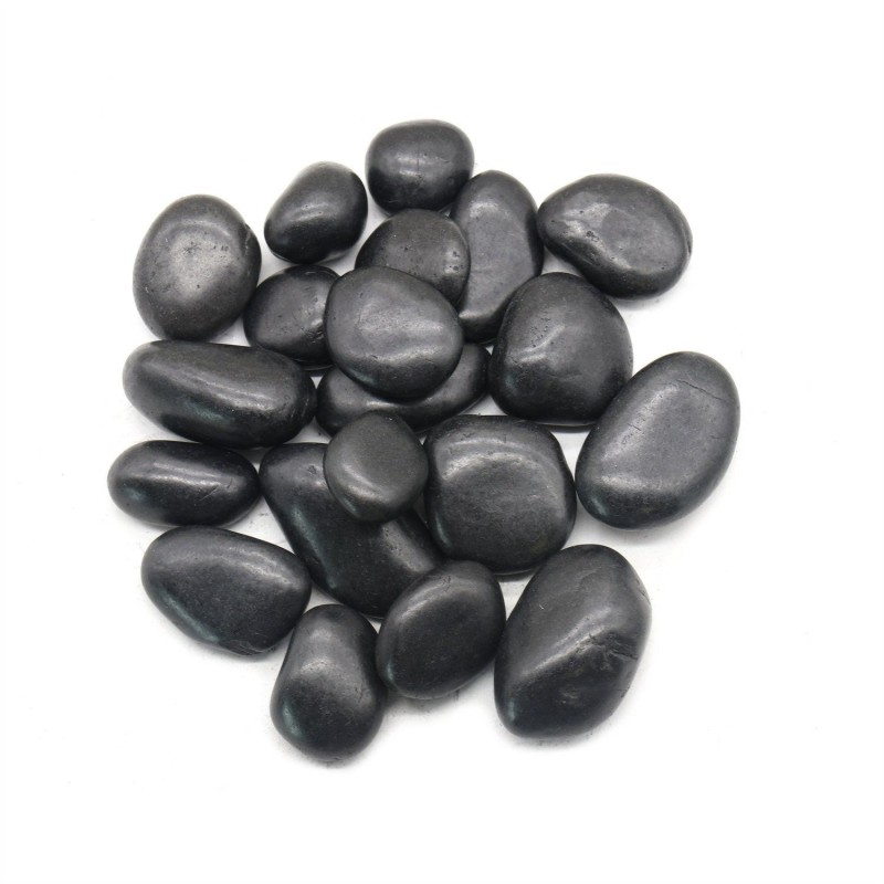 Kamień OTOCZAK 5-8 cm 20 kg polerowany    czarny