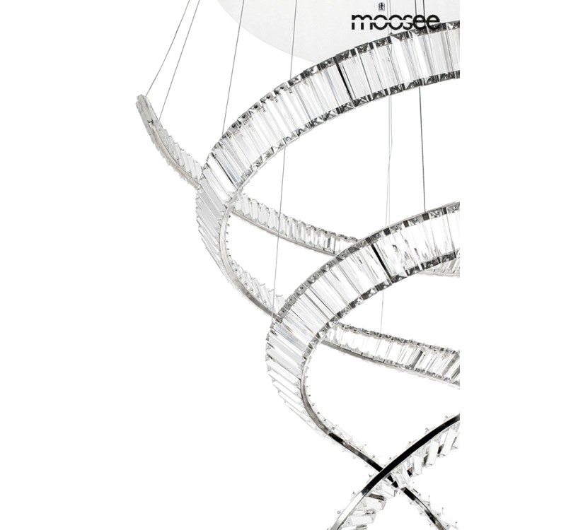 MOOSEE lampa wisząca WAVE CORDON 2B chrom