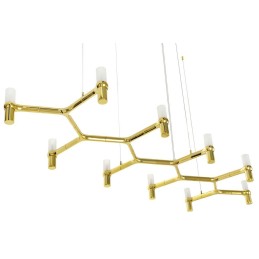 MOOSEE lampa wisząca ATOMIC LONG złota
