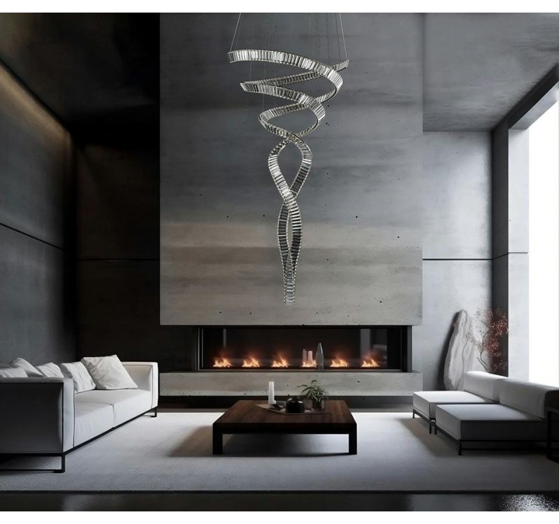 MOOSEE lampa wisząca WAVE CORDON 2B chrom