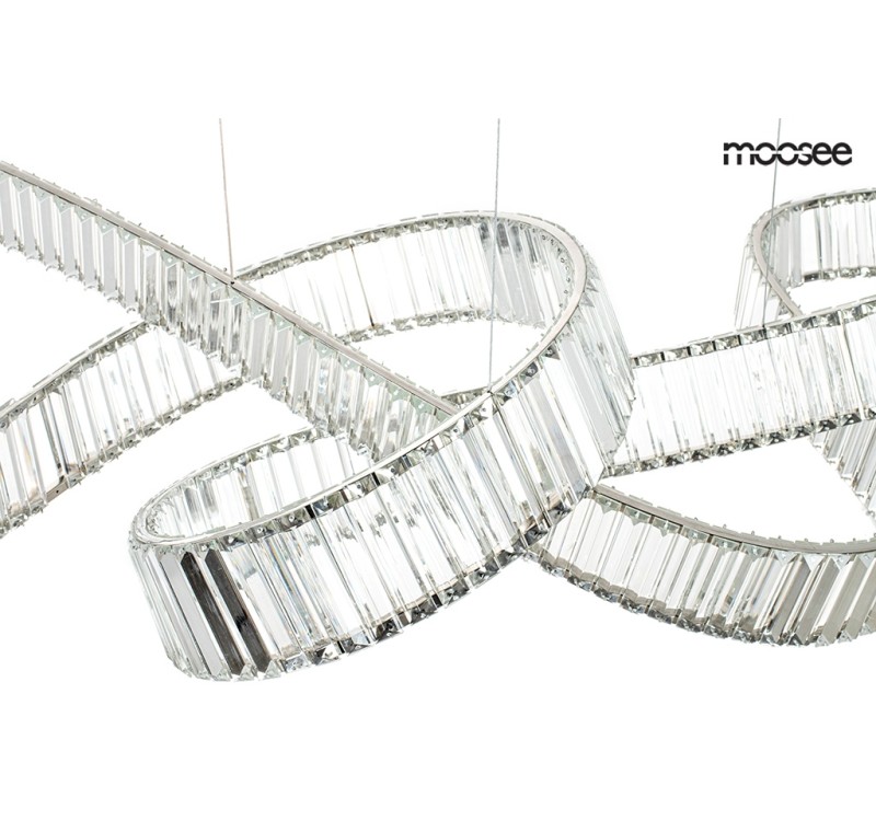 MOOSEE lampa wisząca WAVE 160B chrom