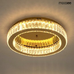 MOOSEE lampa sufitowa / plafon BORRA  złota