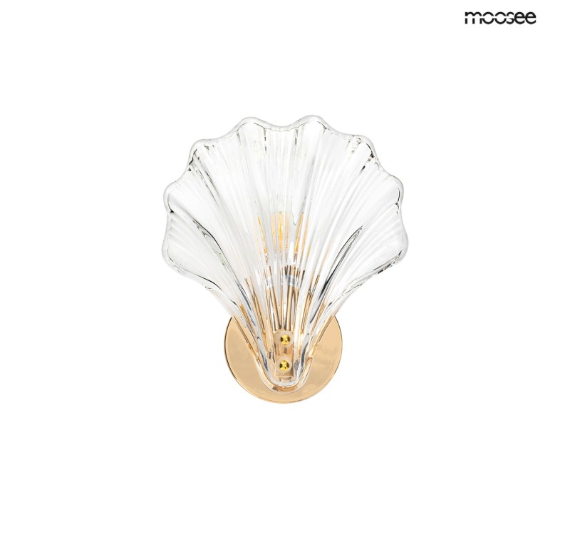 MOOSEE lampa ścienna CONCHA złota