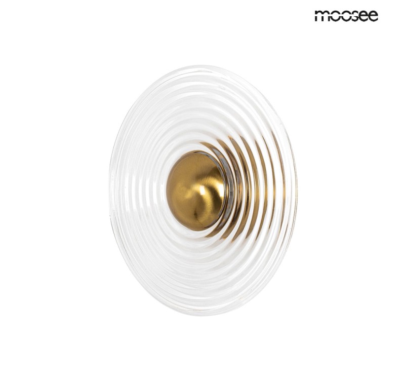 MOOSEE lampa ścienna ONDA złota