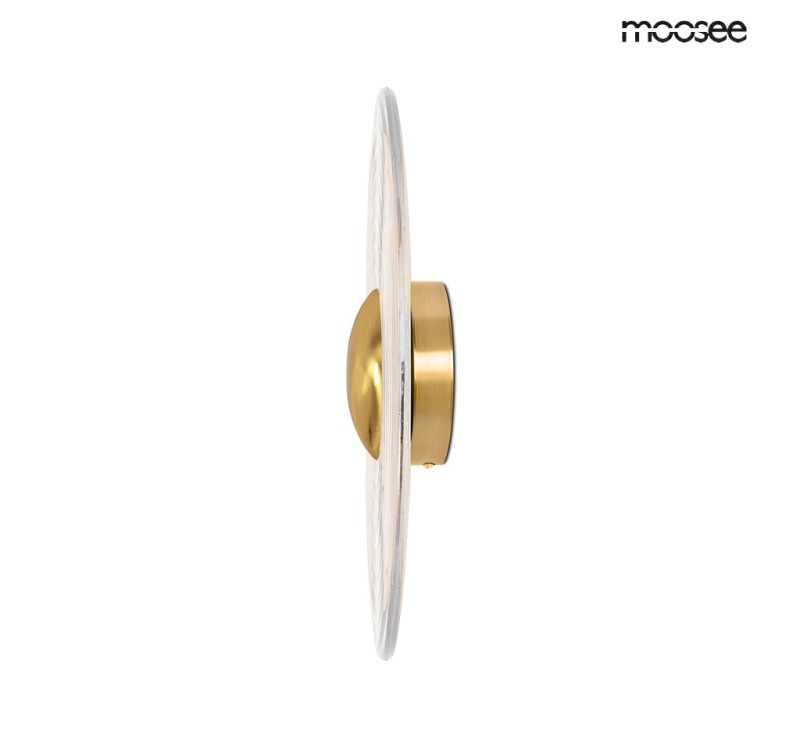 MOOSEE lampa ścienna ONDA złota