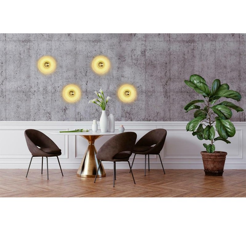 MOOSEE lampa ścienna ONDA złota