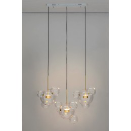 MOOSEE lampa wisząca CAPRI LINE 3 złota