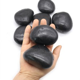 Kamień OTOCZAK 5-8 cm 2 kg polerowany     czarny