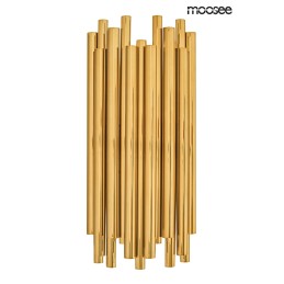 MOOSEE lampa ścienna TUBO złota