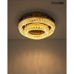 MOOSEE lampa sufitowa / plafon SAVOY 2    złota