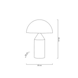 MOOSEE lampa biurkowa FUNGO złota