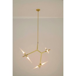 MOOSEE lampa wisząca CANDELABR 6 złota