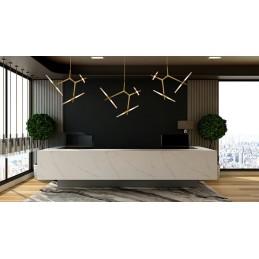 MOOSEE lampa wisząca CANDELABR 6 złota