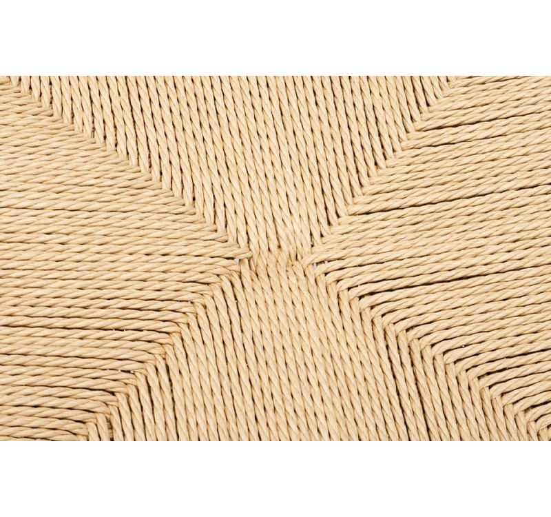 Krzesło WISHBONE natural - drewno bukowe, naturalne włókno