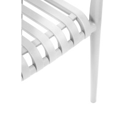 MODESTO krzesło STRIPS ARM białe