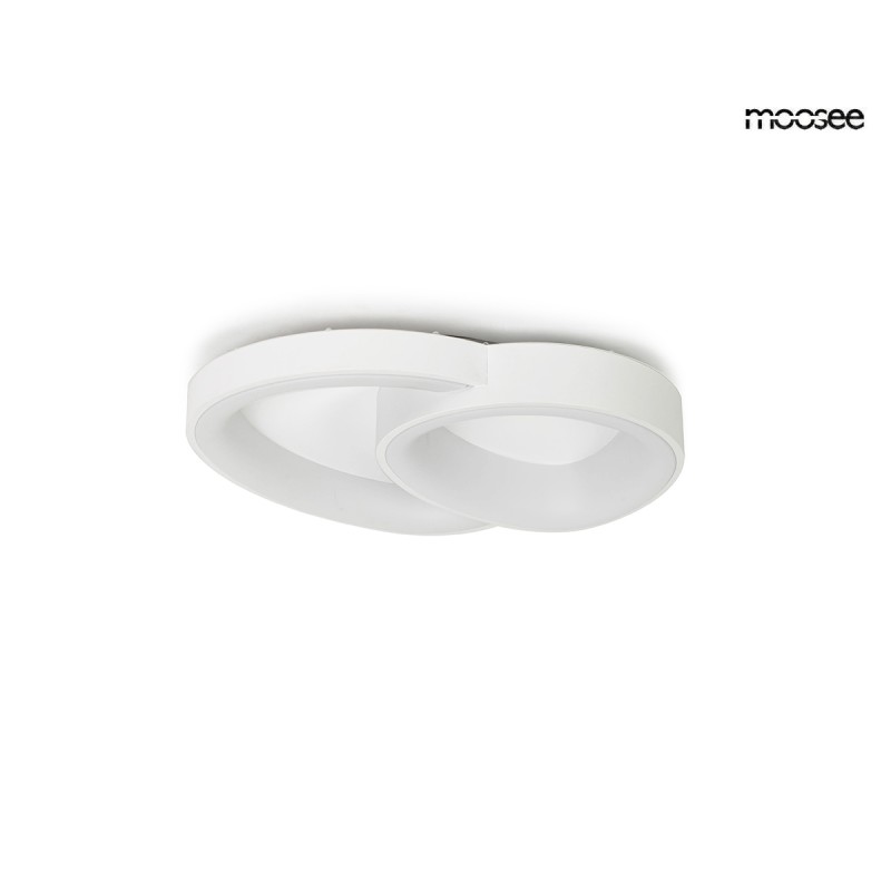 MOOSEE lampa sufitowa / plafon CELLS 2    biała