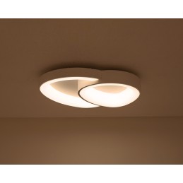 MOOSEE lampa sufitowa / plafon CELLS 2    biała