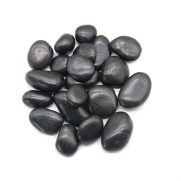 Kamień OTOCZAK 5-8 cm 5 kg polerowany     czarny