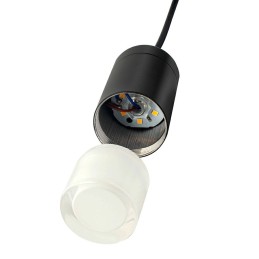 MOOSEE lampa ścienna FLUSSO WALL czarna