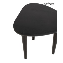 MaMaison stolik LAMINAR 49 czarny /       drewno