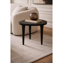 MaMaison stolik LAMINAR 49 czarny /       drewno