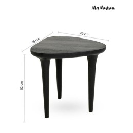 MaMaison stolik LAMINAR 49 czarny /       drewno