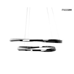 MOOSEE lampa wisząca ANILLO 2 czarny      chrom