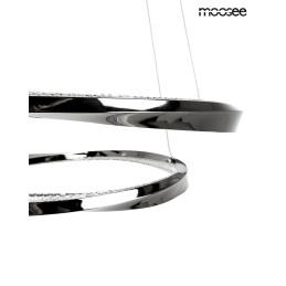 MOOSEE lampa wisząca ANILLO 2 czarny      chrom