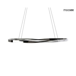 MOOSEE lampa wisząca ANILLO 120 czarny    chrom