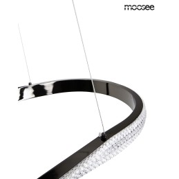 MOOSEE lampa wisząca ANILLO 120 czarny    chrom