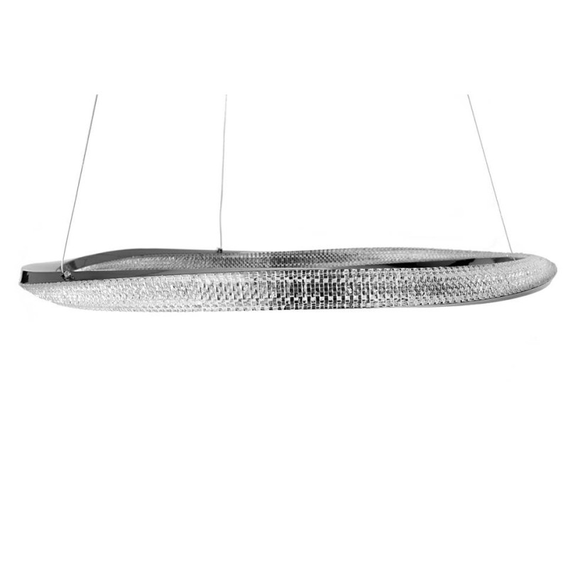MOOSEE lampa wisząca ANILLO 80 czarny     chrom